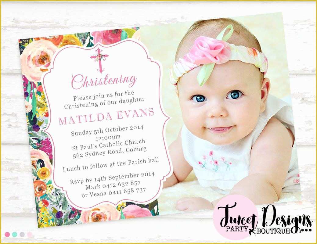 Baby Girl Baptism Invitation Free Templates Of Baptism Invitation Christening Invitation for Baby Girl