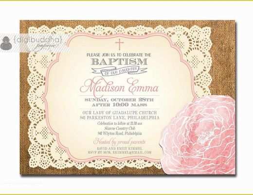 Baby Girl Baptism Invitation Free Templates Of Baptism Invitation Free Baptism Invitations to Print