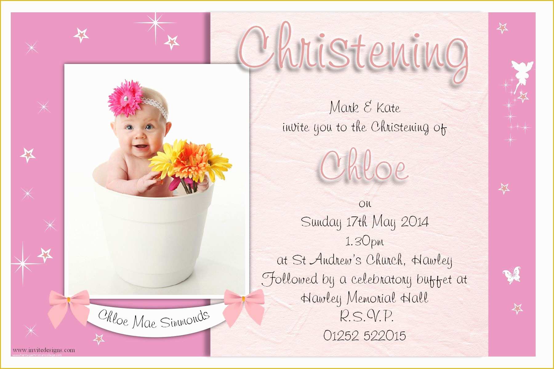 Baby Girl Baptism Invitation Free Templates Of Baptism Invitation Template Baptism Invitation Template