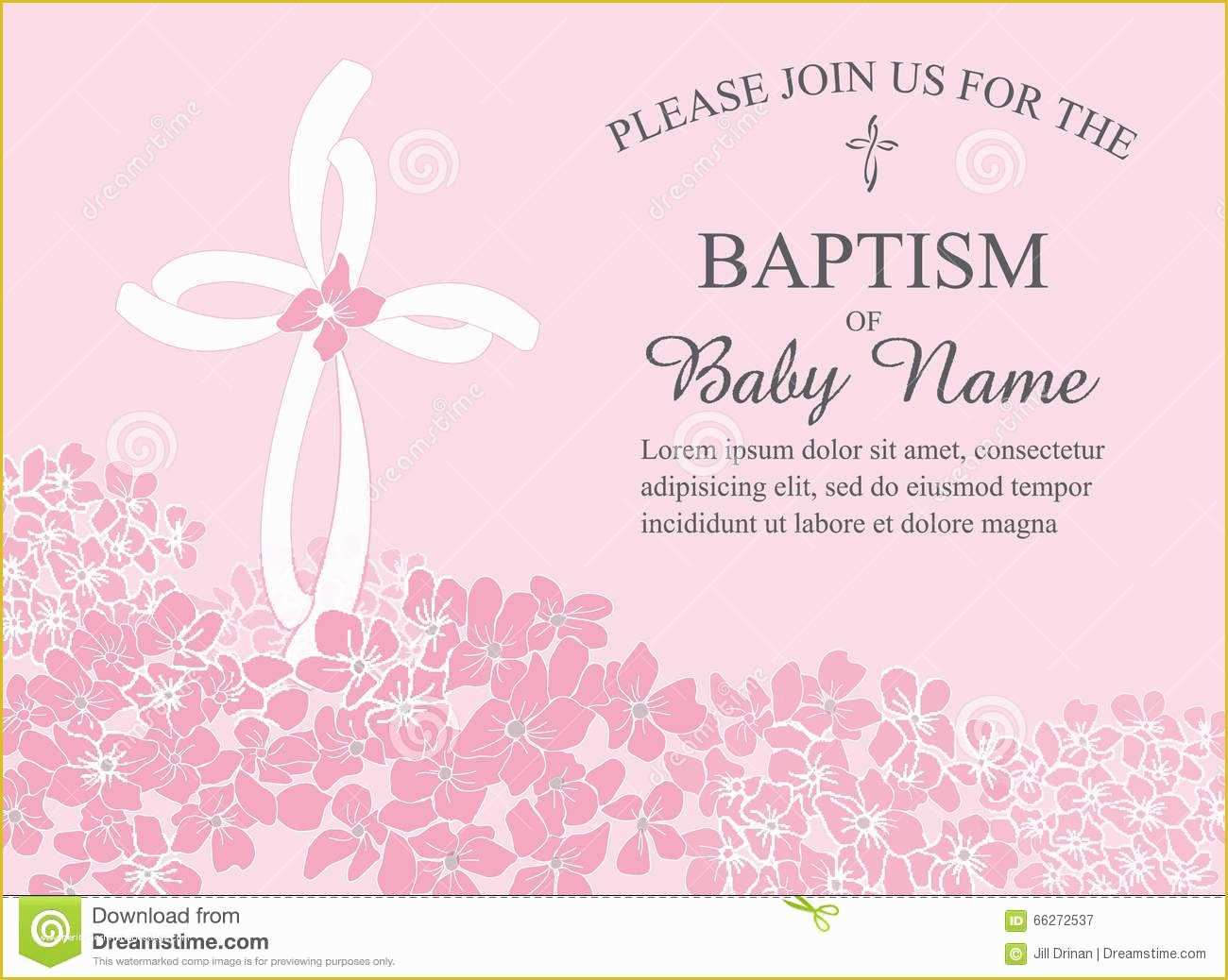 Baby Girl Baptism Invitation Free Templates Of Baptismal Invitation Template Baptism Invitation