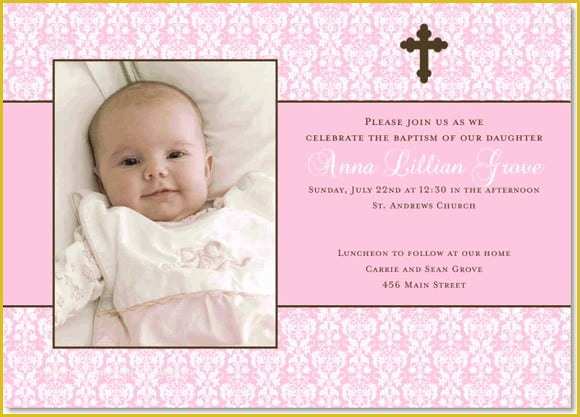 Baby Girl Baptism Invitation Free Templates Of Free Christening Invitation Layout – orderecigsjuicefo