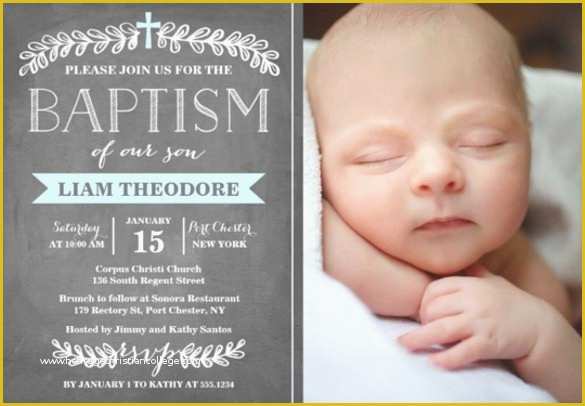 Baby Girl Baptism Invitation Free Templates Of Template for Baptismal Invitation Free Christening