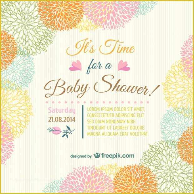 Baby Shower Invitation Card Template Free Download Of 34 Best Free Printable Baby Shower Invitation Templates