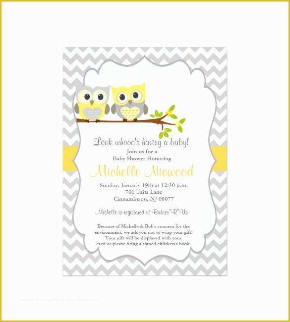 Baby Shower Invitation Card Template Free Download Of 35 Baby Shower Card Designs & Templates Word Pdf Psd