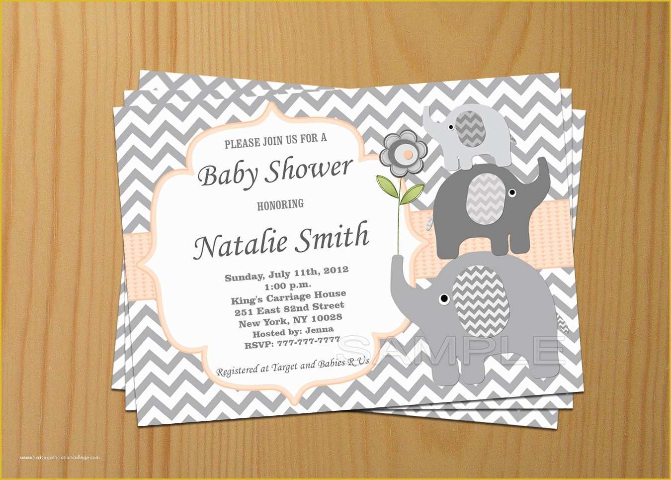 Baby Shower Invitation Card Template Free Download Of Able Baby Shower Invitations Downloadable Baby