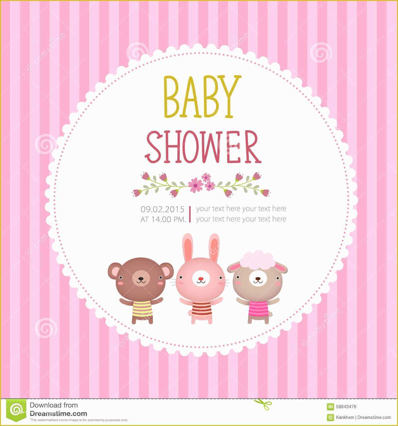 Baby Shower Invitation Card Template Free Download Of Baby Shower Invitation Card Template Free Download