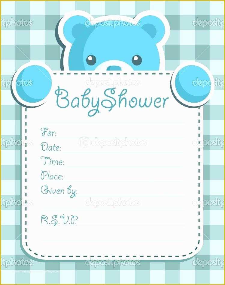 Baby Shower Invitation Card Template Free Download Of Download Baby Shower Invitation Card Vector Design