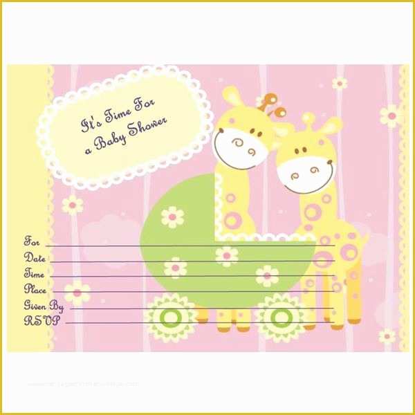 Baby Shower Invitation Card Template Free Download Of where to Find Free Printable Baby Shower Invitations