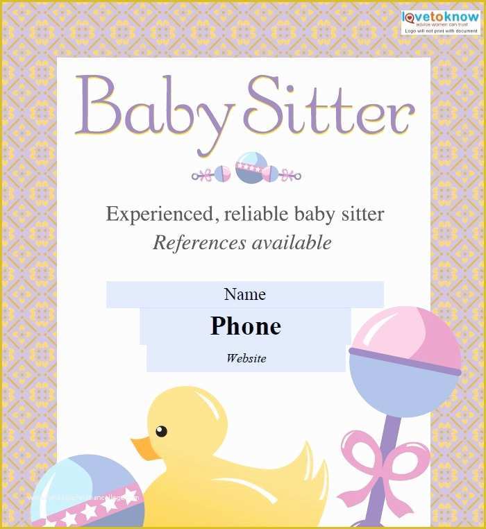 Babysitting Flyer Template Free Of 11 Fabulous Psd Baby Sitting Flyer Templates