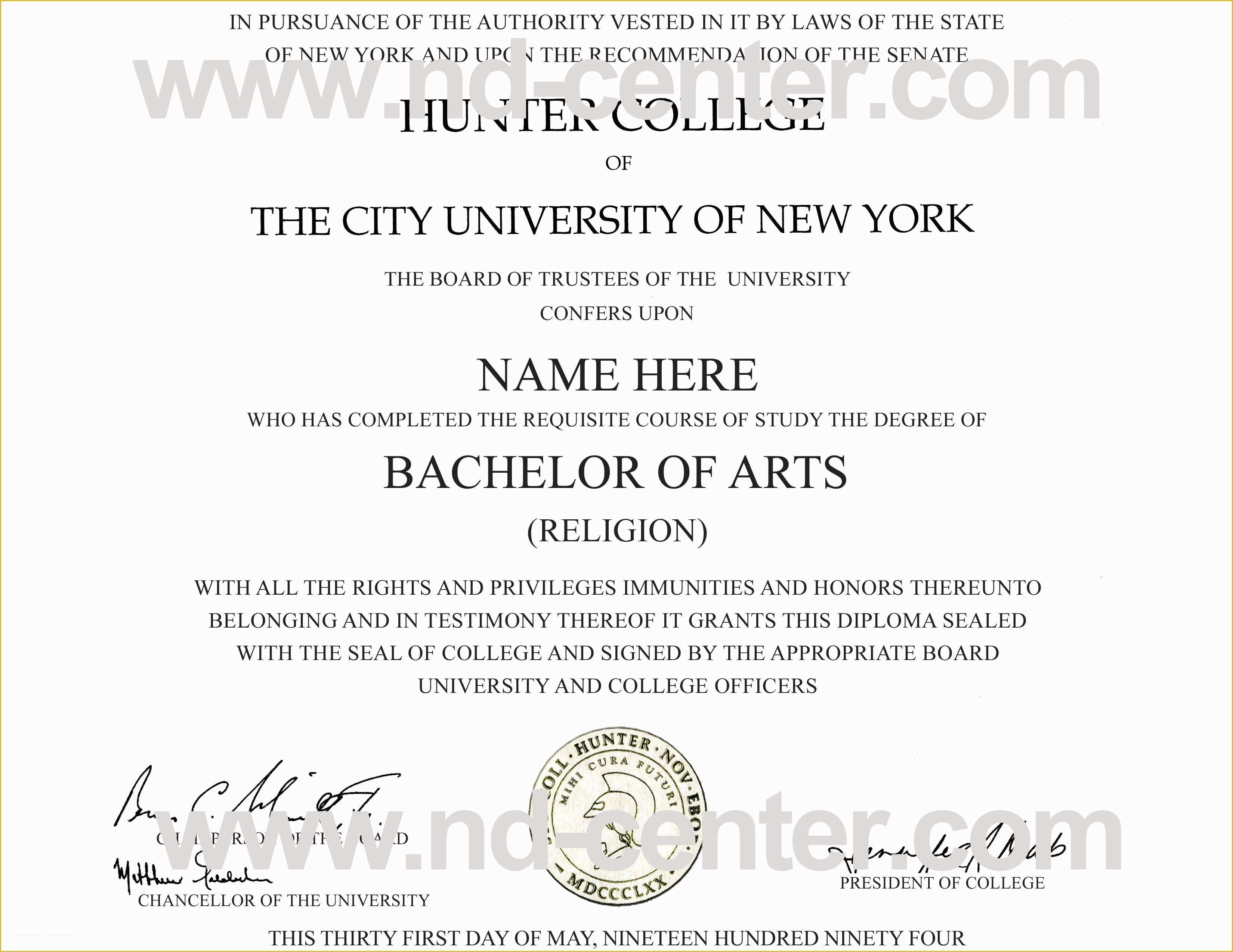 Bachelor Degree Template Free Of Samples Of Fake High School Diplomas and Fake Diplomas