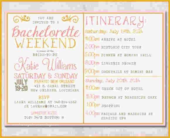 Bachelorette Itinerary Template Free Of 17 Best Ideas About Bachelorette Itinerary On Pinterest