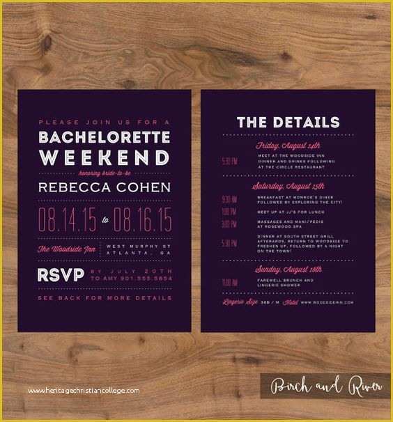 Bachelorette Itinerary Template Free Of Printable Bachelorette Weekend Invitation and Itinerary