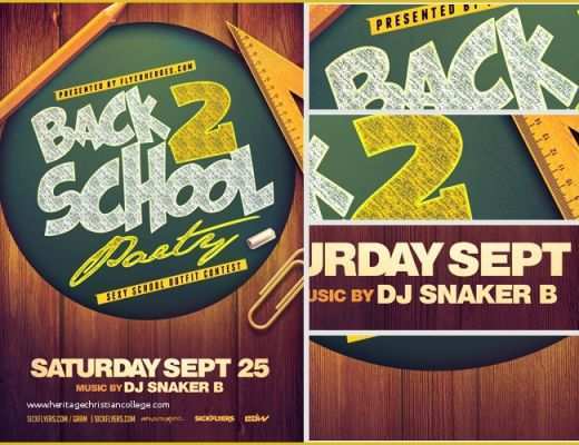 Back to School Bash Flyer Template Free Of First Day School Template Shop Free