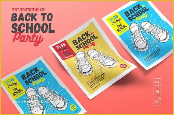 Back to School Bash Flyer Template Free Of Free Back to School Bash Flyer Templates Designtube