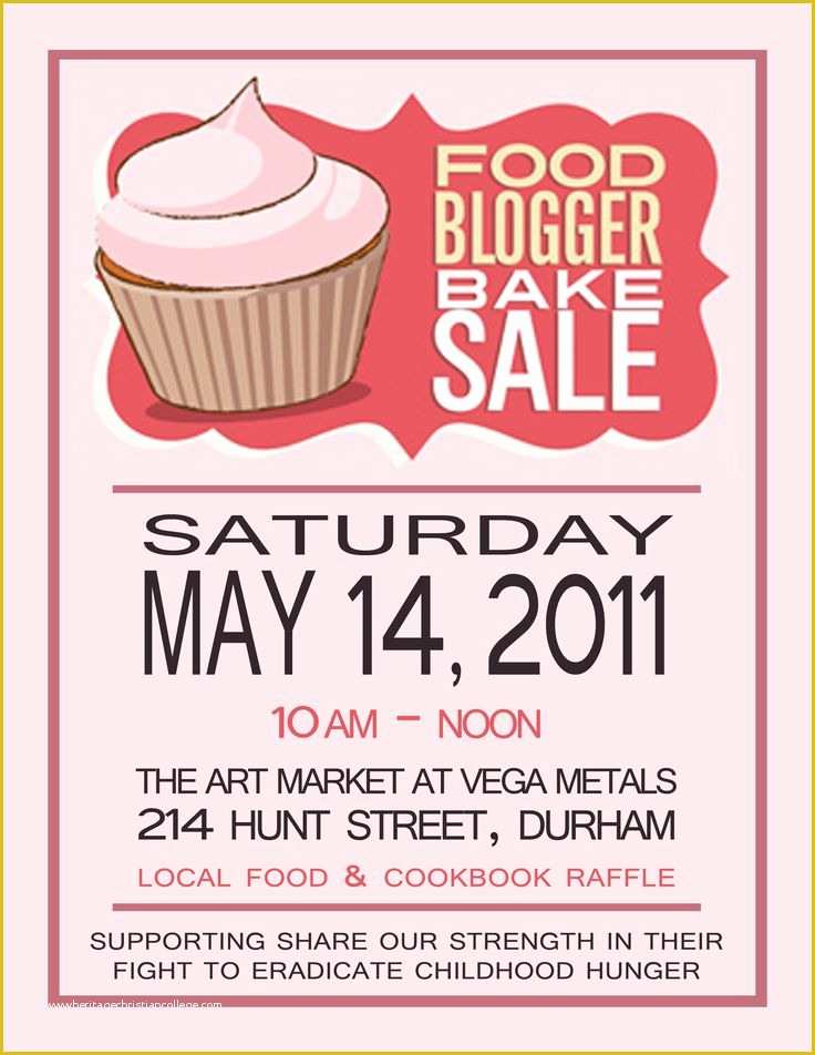 Bake Sale Flyer Template Free Of 17 Best Images About Bake Sale Poster Ideas On Pinterest