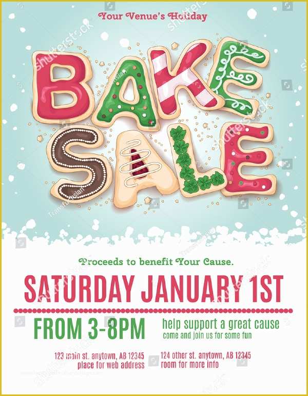 Bake Sale Flyer Template Free Of 18 Bake Sale Flyer Templates Adobe Shop