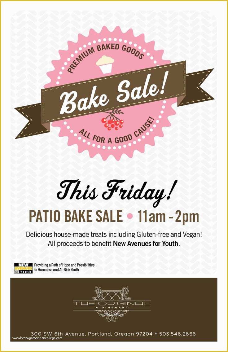 Bake Sale Flyer Template Free Of 25 Best Ideas About Bake Sale Flyer On Pinterest