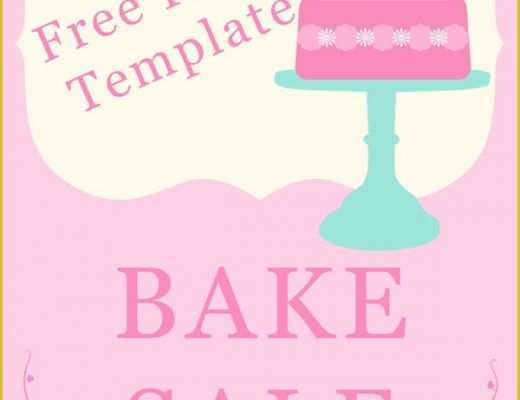 Bake Sale Flyer Template Free Of Bake Sale Flyers – Free Flyer Designs