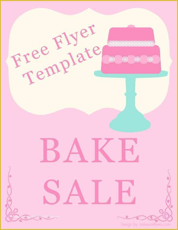 40 Bake Sale Flyer Template Free