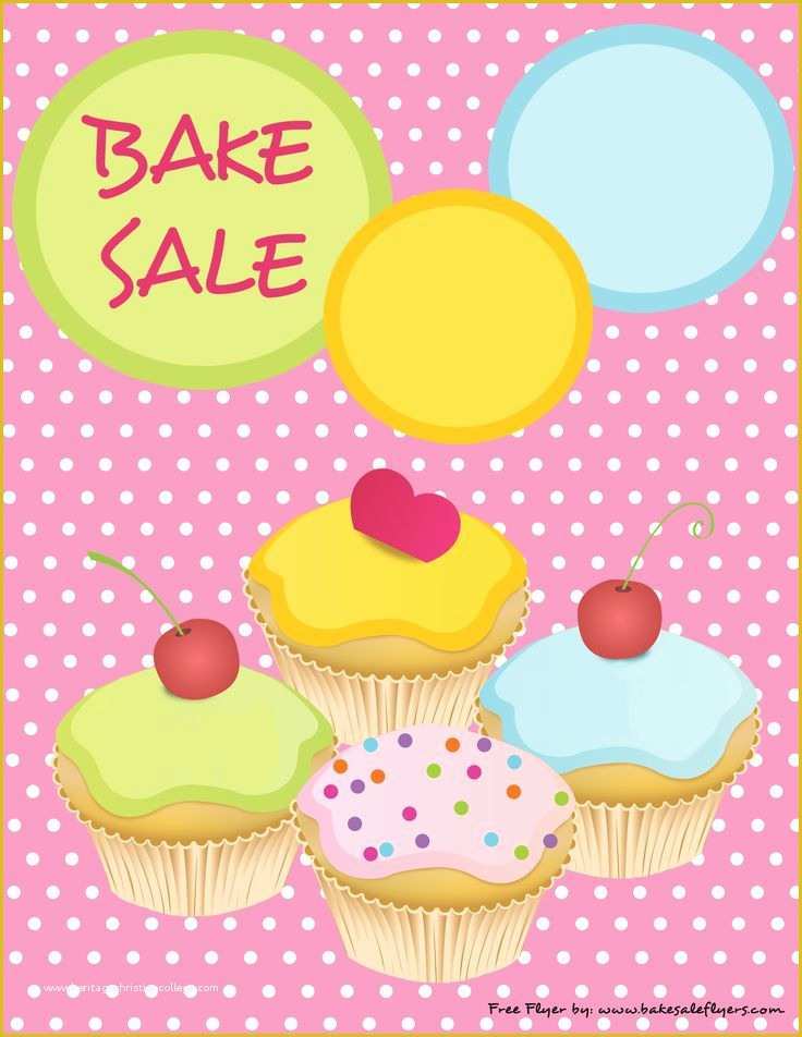 Bake Sale Flyer Template Free Of Free Bake Sale Flyer Template 1 275×1 650 Pixels