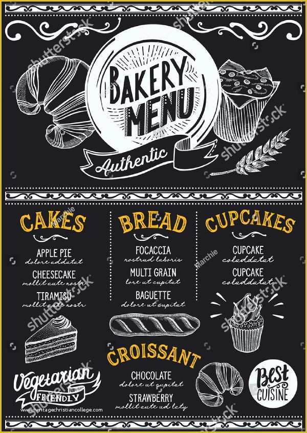 Bakery Flyer Templates Free Of 20 Bakery Menu Flyer Free & Premium Psd Png Vector Ai