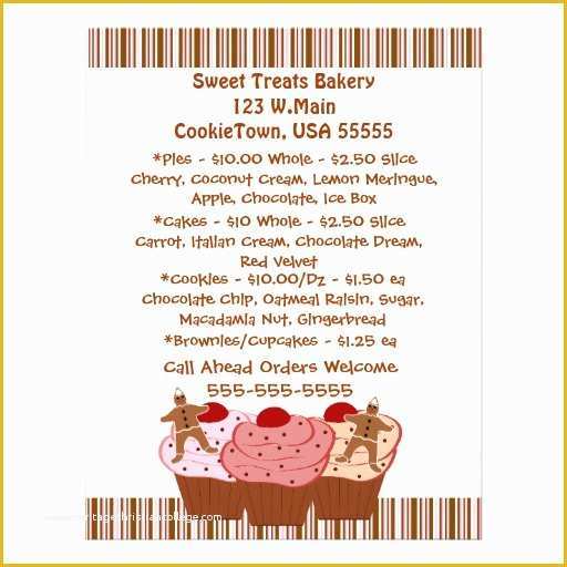 Bakery Flyer Templates Free Of Bakery Business Flyer