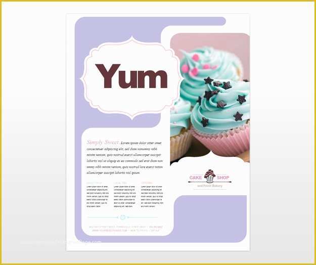 Bakery Flyer Templates Free Of Document Moved