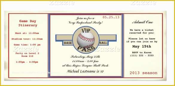 Baseball Birthday Invitation Templates Free Of 21 Baseball Birthday Invitation Templates – Free Sample