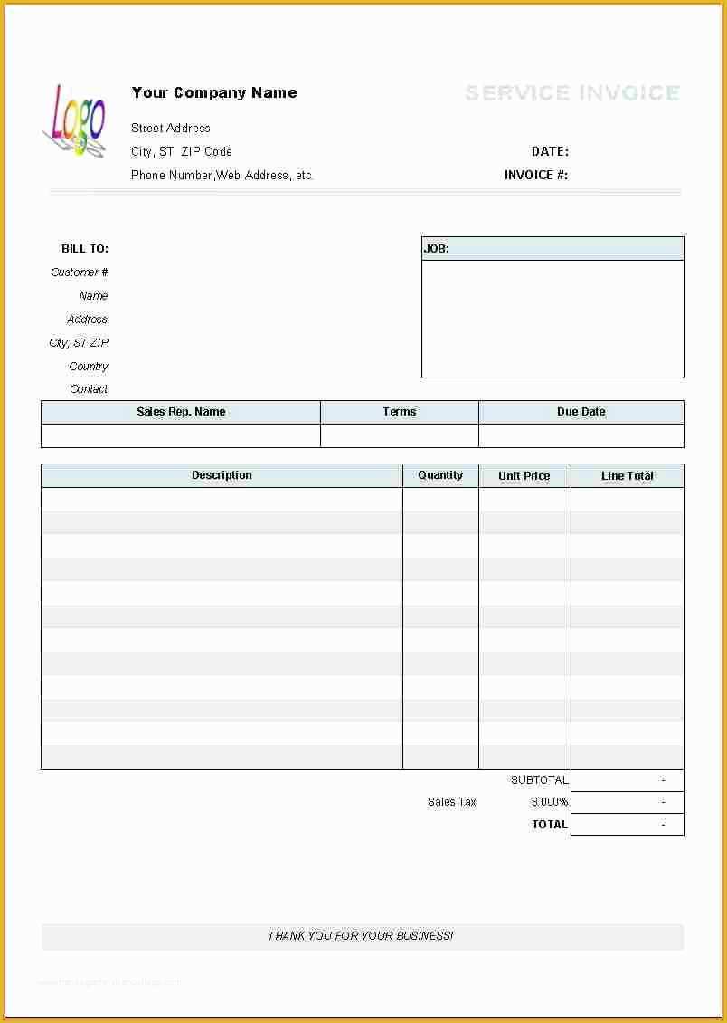 Basic Invoice Template Free Of 8 Billing Invoice Samples Blank