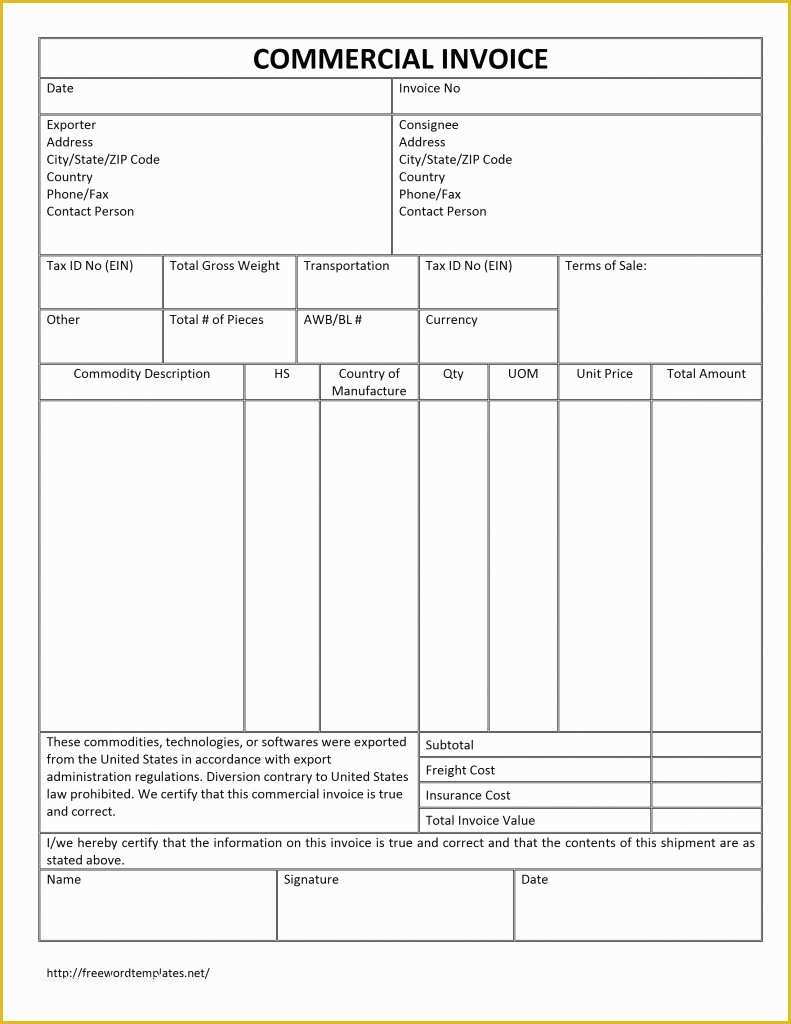 Basic Invoice Template Free Of Mercial Invoice Template Uk