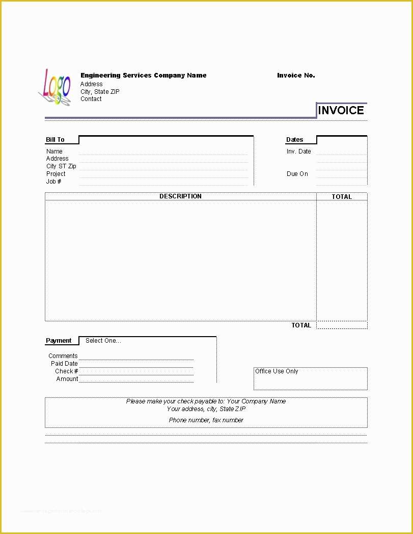 Basic Invoice Template Free Of Rent Invoice Template Free Invoice Template Ideas