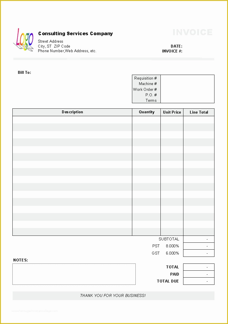 Basic Invoice Template Free Of Simple Invoice Template Australia