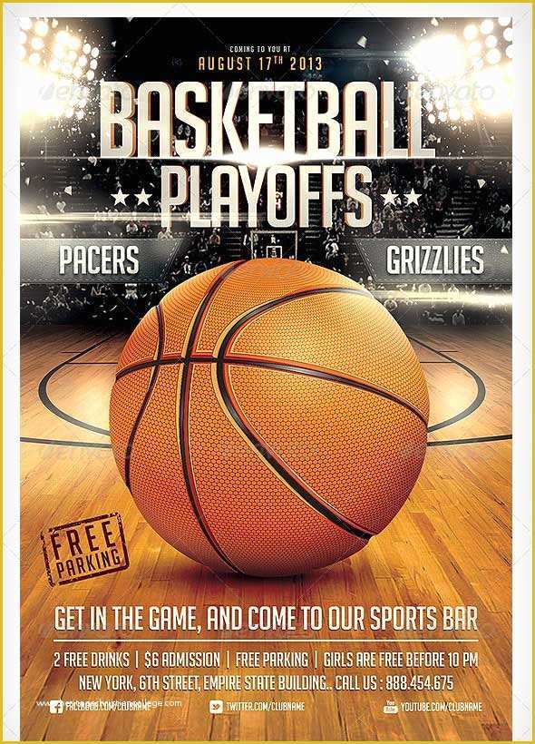 Basketball Flyer Template Free Of 15 Basketball Flyer Templates Excel Pdf formats