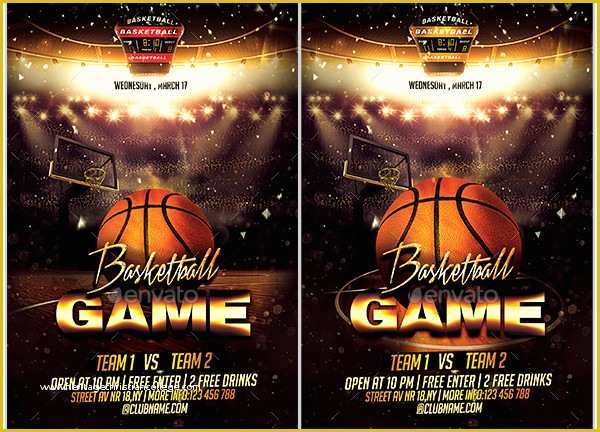 Basketball Flyer Template Free Of 31 Basketball Flyer Templates Free & Premium Download