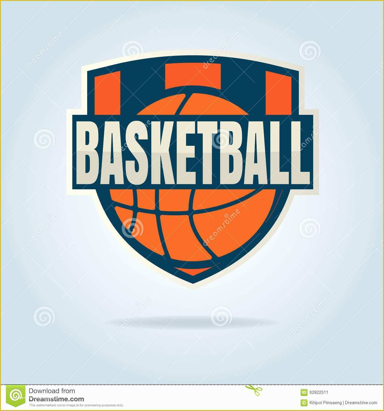 Basketball Logo Template Free Of Basketball Logo Template Stock Vector Image