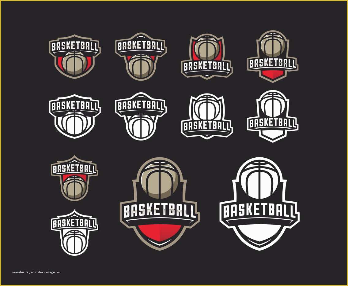 Basketball Logo Template Free Of Basketball Logo Template Vector Art & Graphics