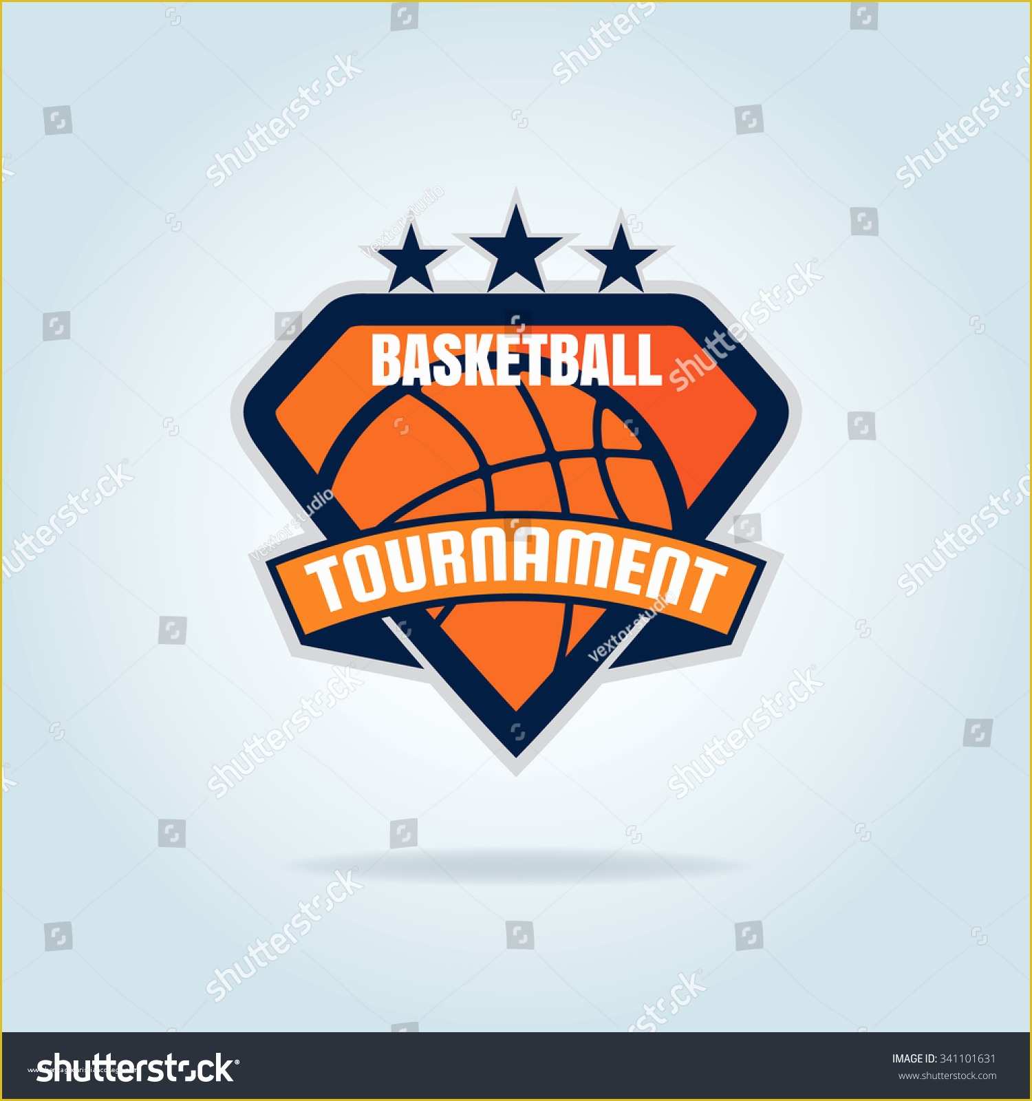 Basketball Logo Template Free Of Basketball Logo Templatevector Illustration Stock Vector