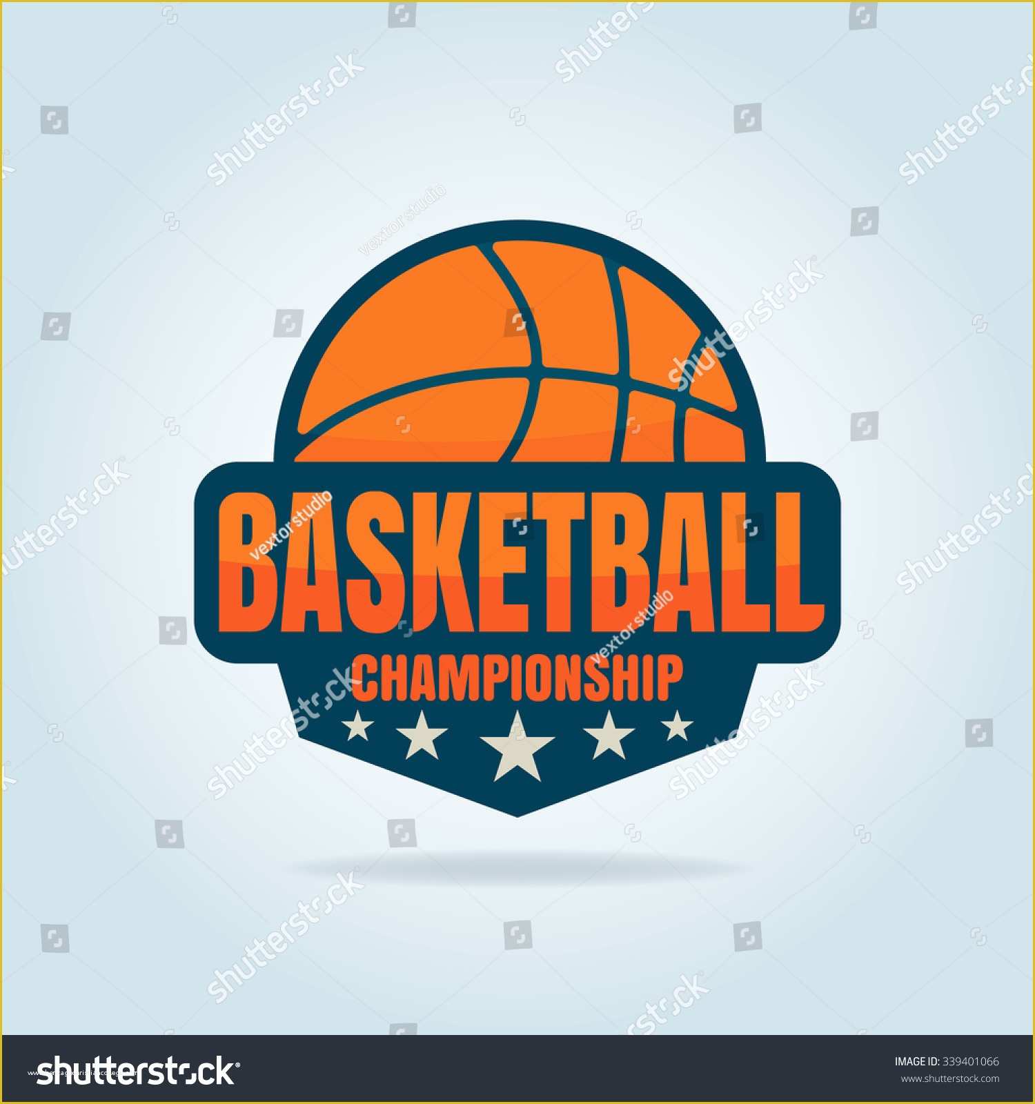 Basketball Logo Template Free Of Basketball Logo Templatevector Illustration Stock Vector