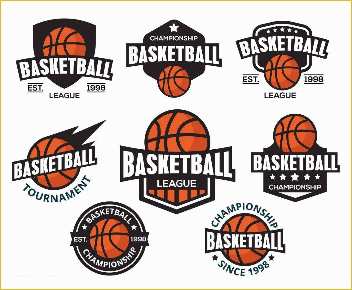 Basketball Logo Template Free Of Free Basketball Logos Vector American Style Vector Art