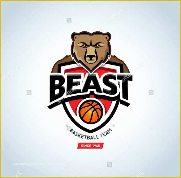 Basketball Logo Template Free Of Sports Logos – 31 Free Psd Vector Eps Ai formats