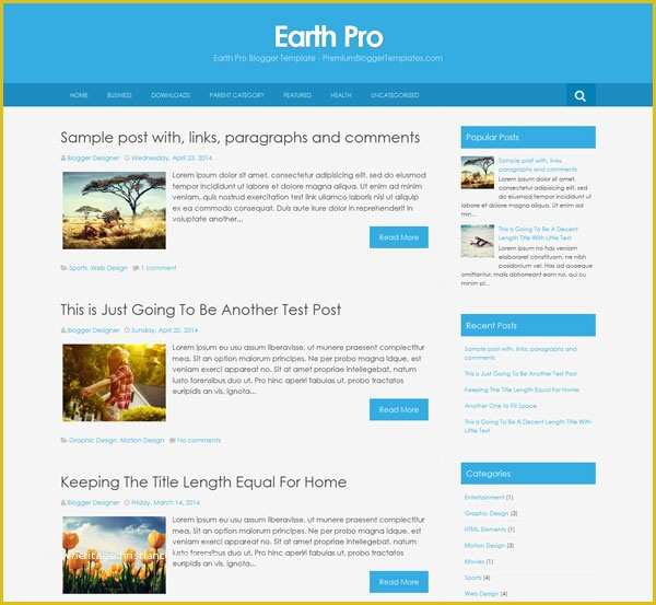 Best Free Blogger Templates Of 20 Best Free Responsive Blogger Templates Designssave