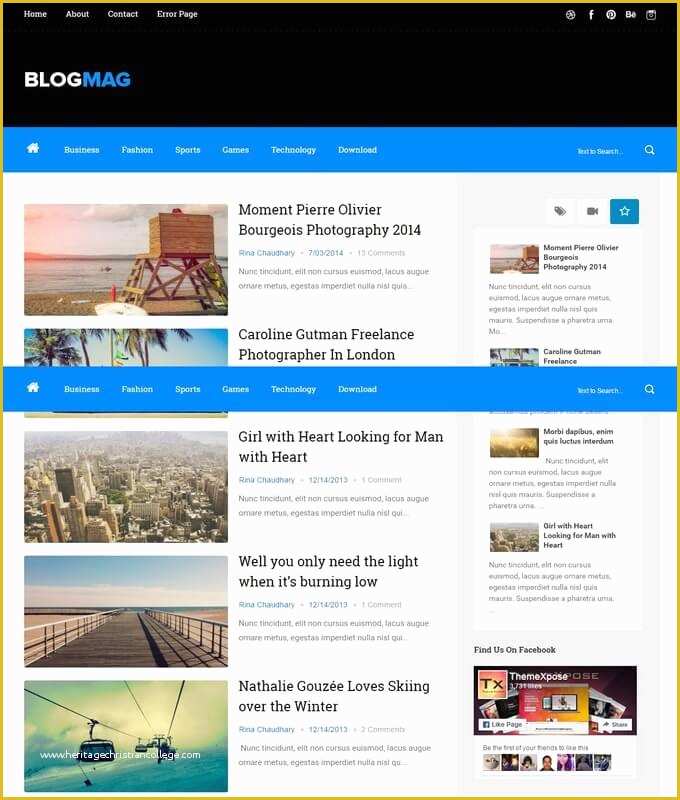 Best Free Blogger Templates Of Blogmag Blogger Template Free Download