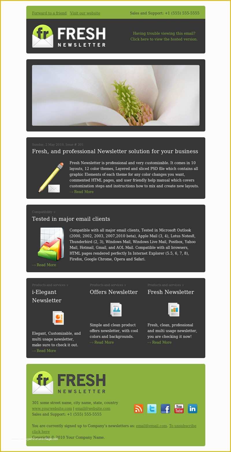 Best Free Email Newsletter Templates Of 10 Best Email Newsletter Templates for Your Business