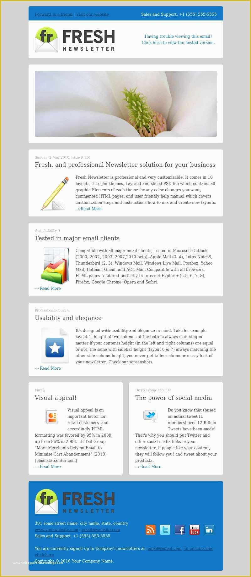Best Free Email Newsletter Templates Of 10 Best Email Newsletter Templates for Your Business
