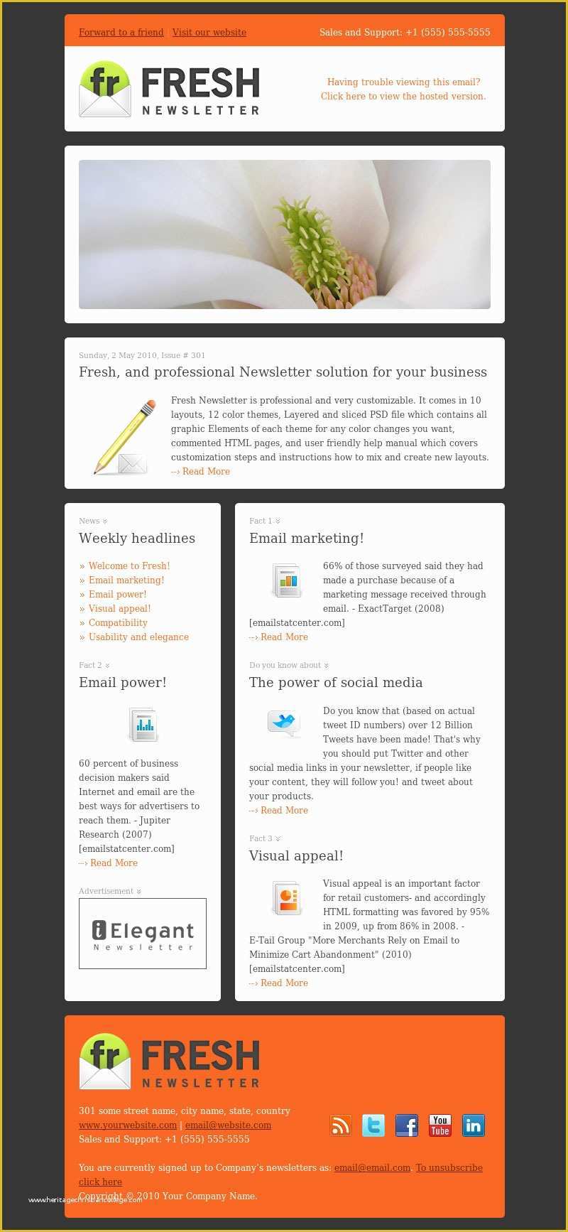 Best Free Email Newsletter Templates Of 10 Best Email Newsletter Templates for Your Business