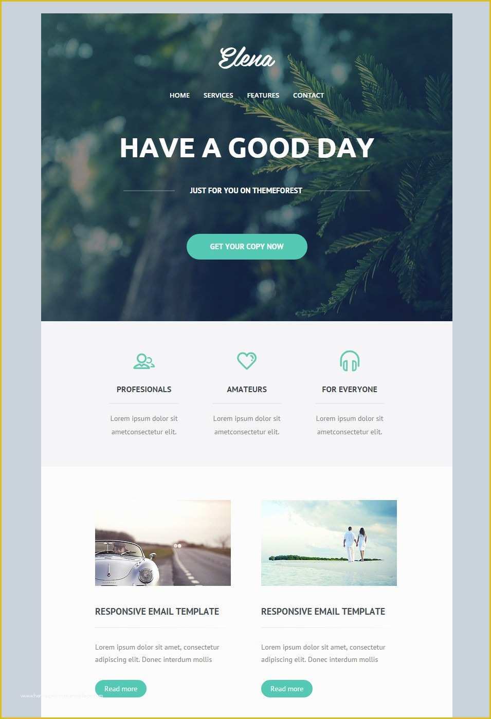 Best Free Email Newsletter Templates Of Best Responsive Email Template 28 Free Psd Eps Ai