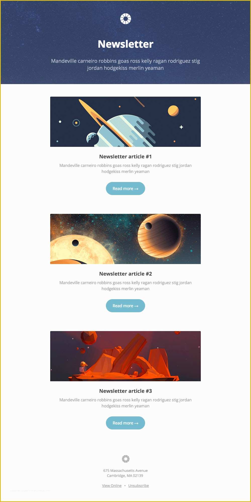Best Free Email Newsletter Templates Of Pook Newsletter Litmus