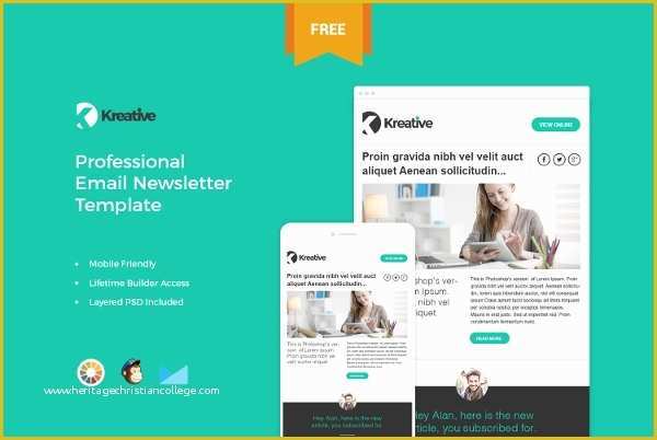 Best Free Email Newsletter Templates Of top 15 Amazing Business Newsletter Templates to Download