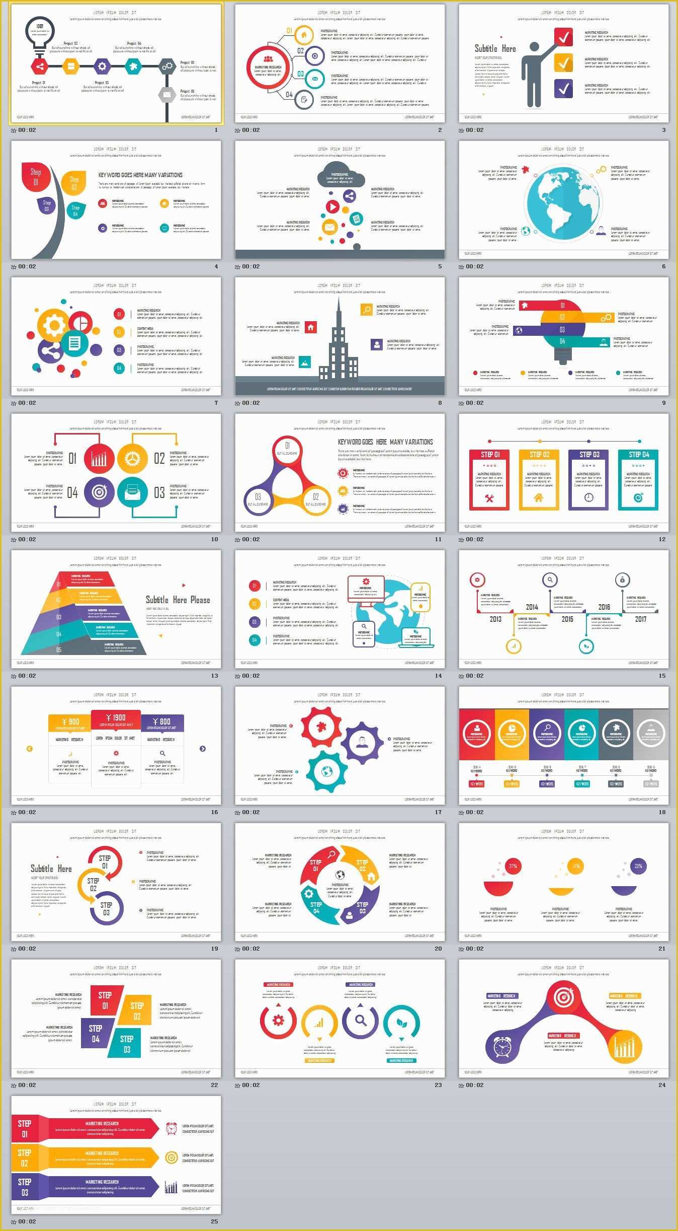 Best Free Powerpoint Templates 2016 Of 25 Best Infographic Presentation Powerpoint Templates On