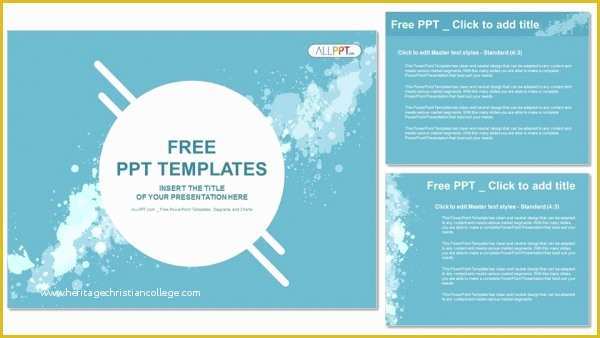 Best Free Powerpoint Templates 2016 Of Abstract Splashes Powerpoint Templates